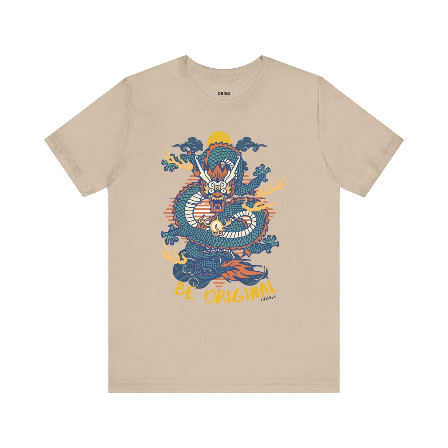 "The origz Be Original Dragon Graphic Tee - Unisex Jersey Short Sleeve T-Shirt