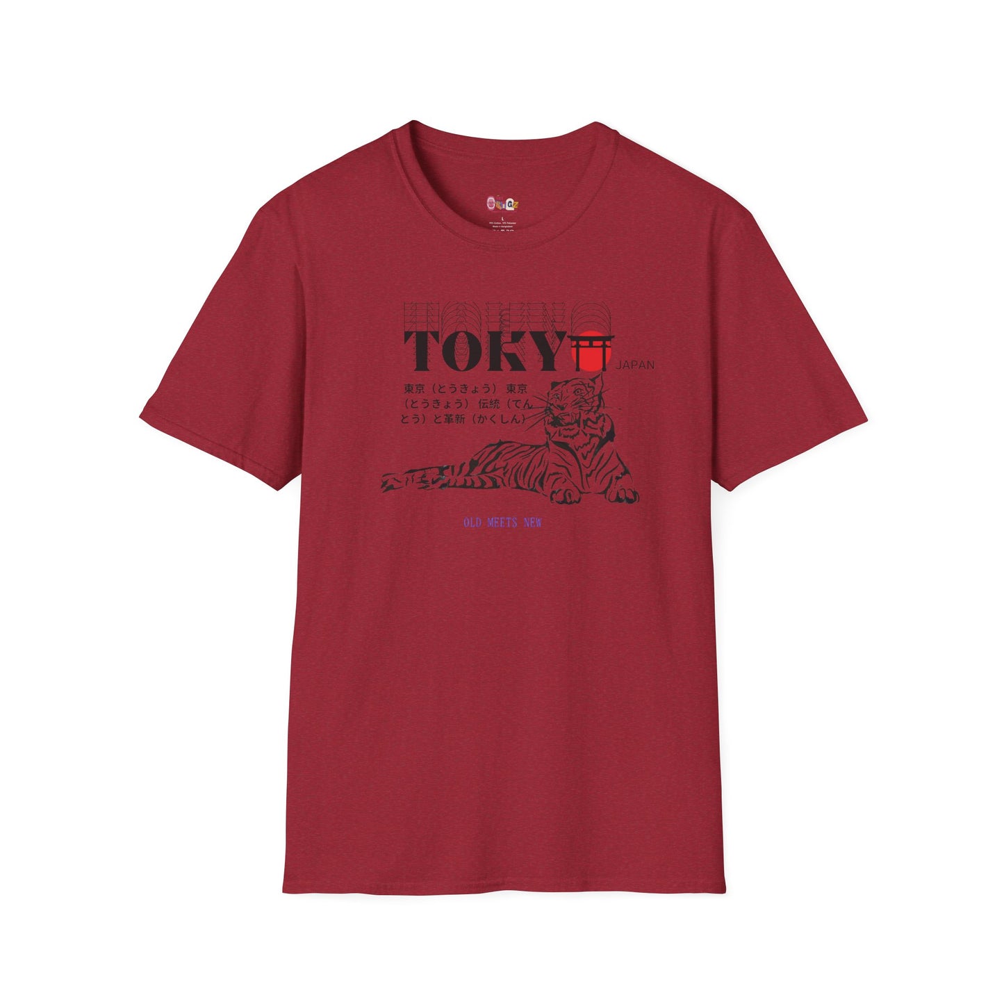 Tokyo Tiger Unisex Softstyle T-Shirt - Casual Japanese Inspired Design