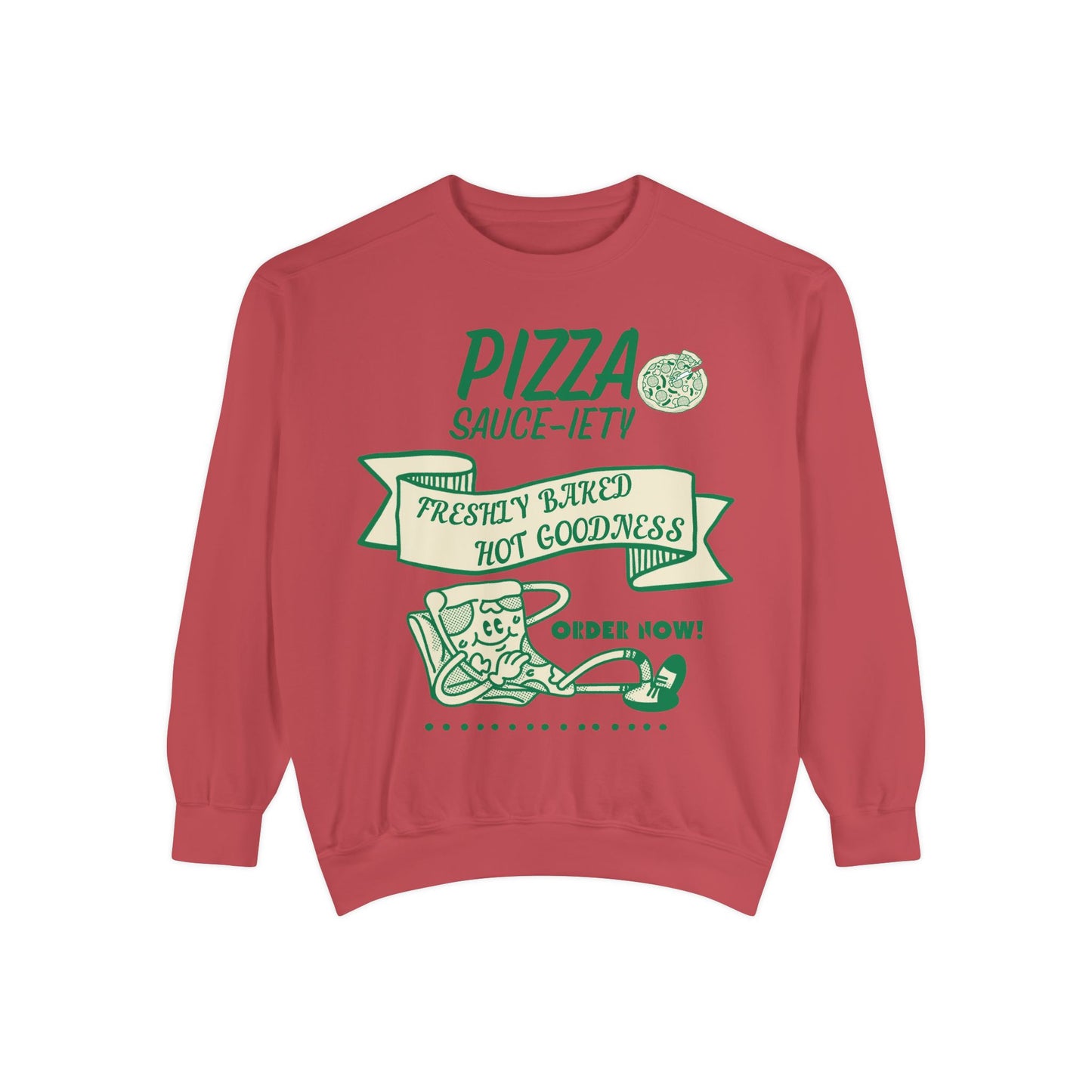 Pizza Lover's Sweatshirt - Freshly Baked Hot Goodness