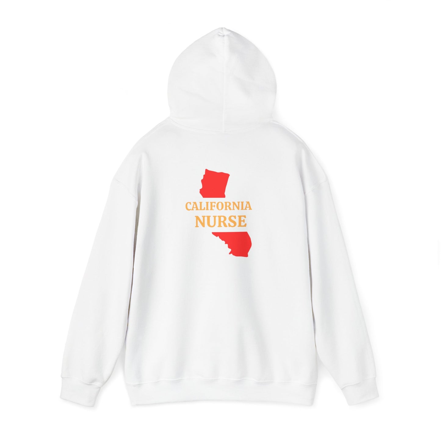 California Nurse Red Star Hoodie - Unisex Heavy Blend™ Sweatshirt