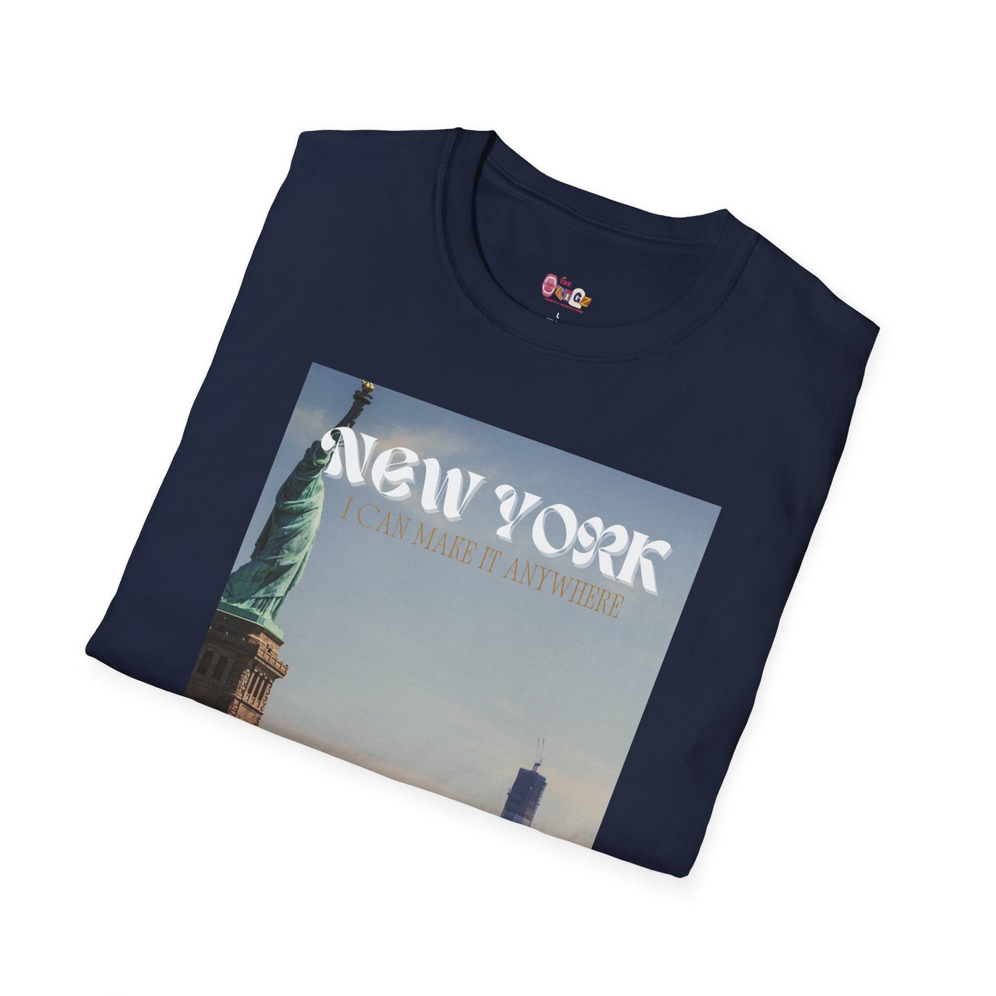 New York Skyline Unisex Softstyle T-Shirt - I Can Make It Anywhere