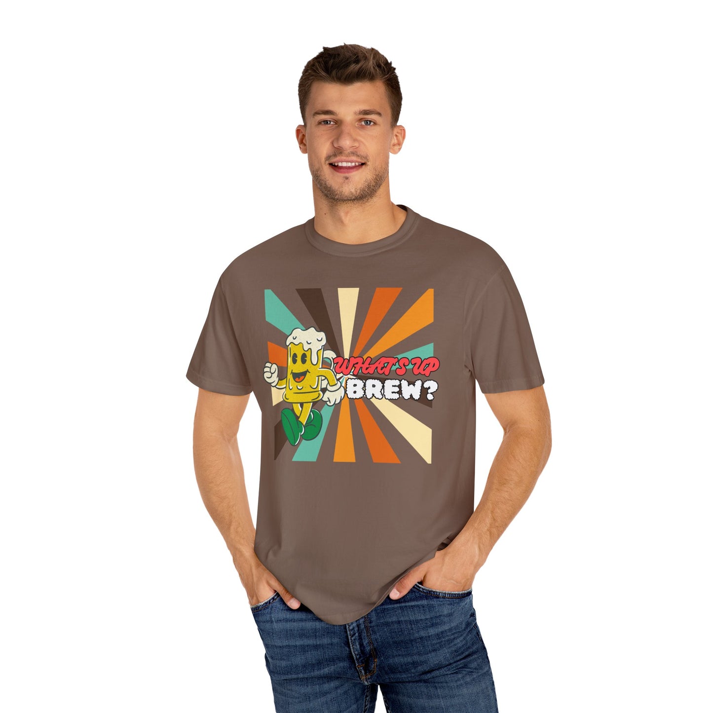 What's Up Brew? Cheerful Beer Graphic Tee