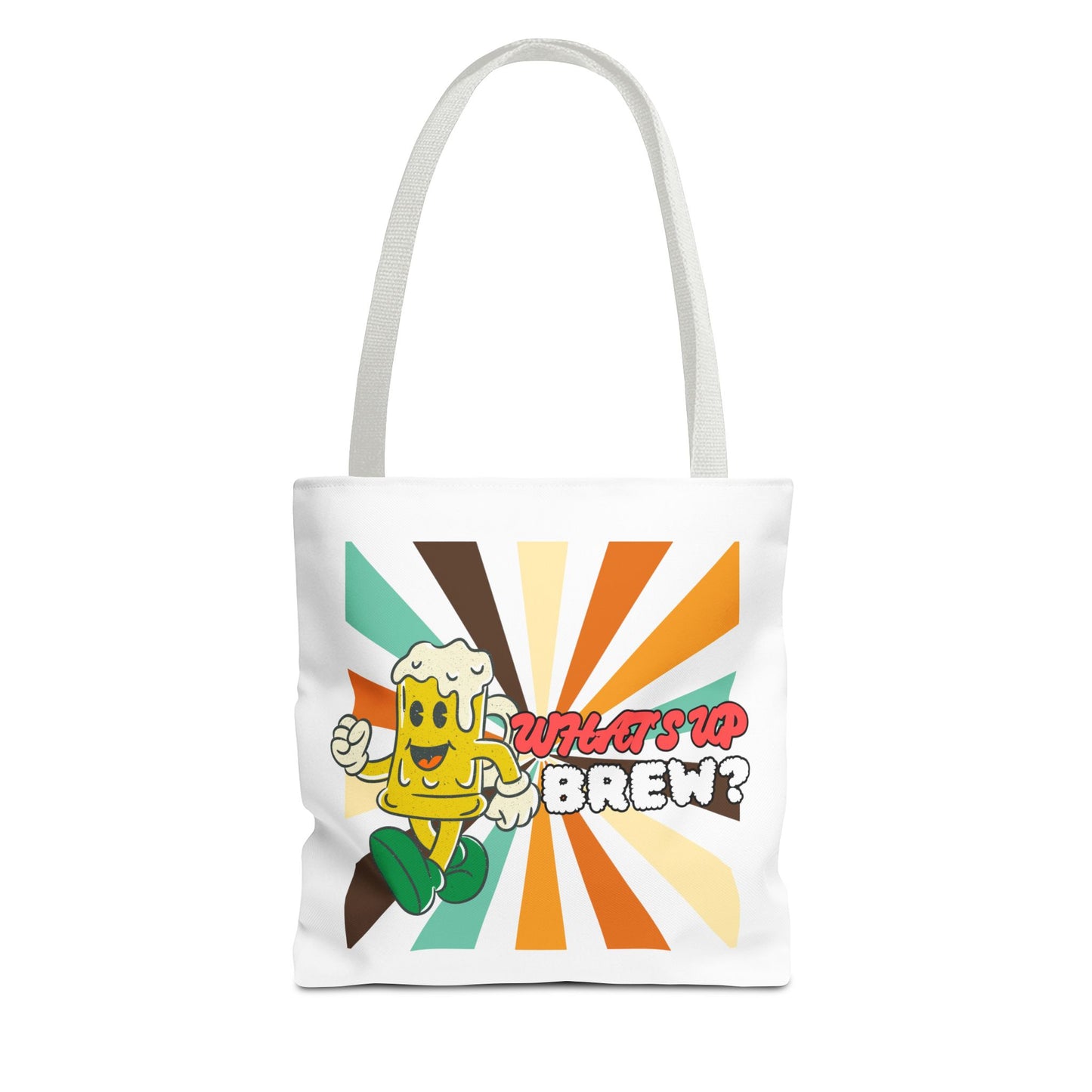 What's Up Brew? Tote Bag - Fun & Quirky Beer-themed Tote for Craft Beer Lovers