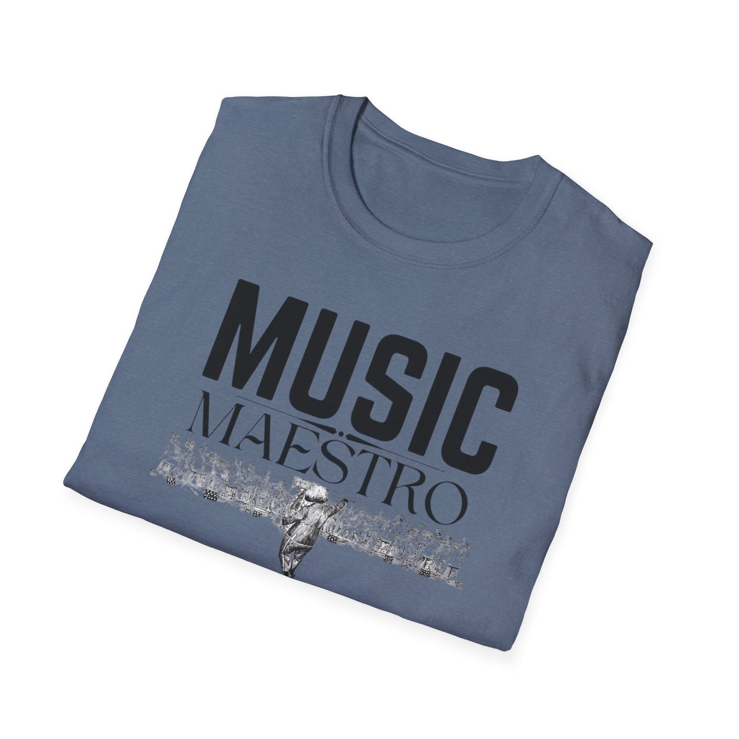 Music Maestro Unisex Softstyle T-Shirt - Perfect for Music Lovers & Festivals