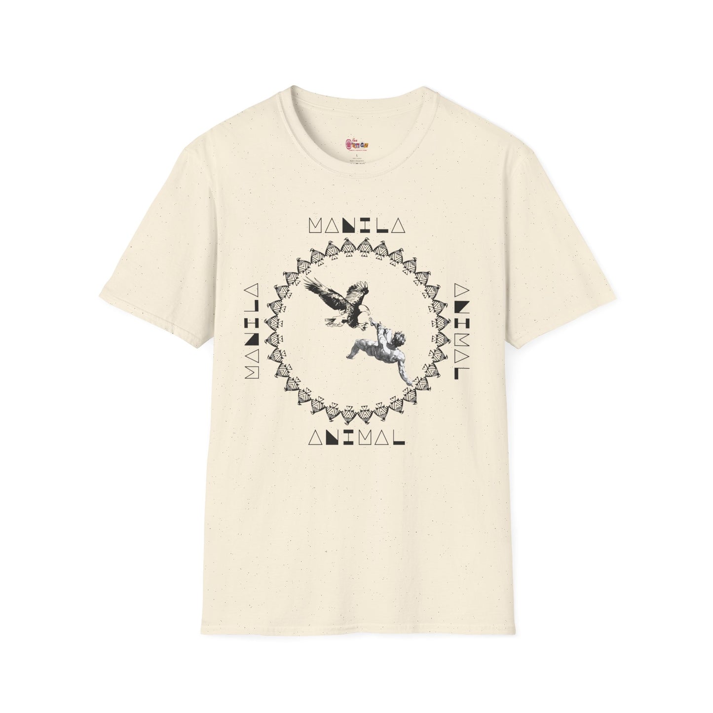 Manila Animal Unisex Softstyle T-Shirt - Artistic Graphic Tee for Nature Lovers