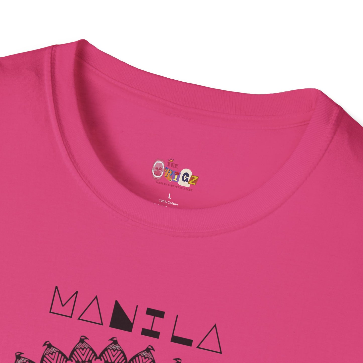 Manila Animal Unisex Softstyle T-Shirt - Artistic Graphic Tee for Nature Lovers