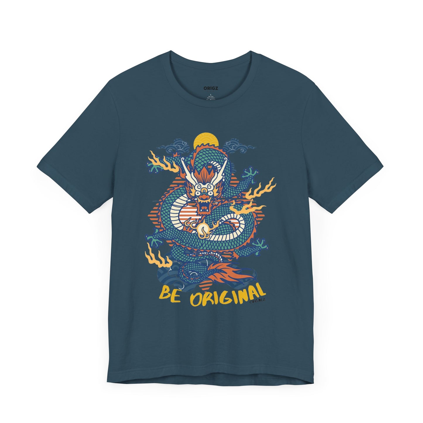 "The origz Be Original Dragon Graphic Tee - Unisex Jersey Short Sleeve T-Shirt