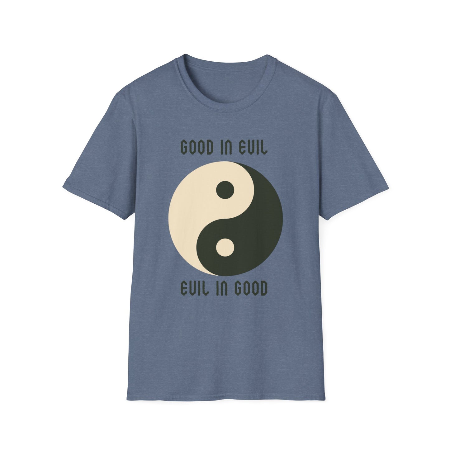 Good in Evil T-Shirt - Yin Yang Design, Positive Vibes, Ideal for Everyday Wear and Occasions Unisex tee