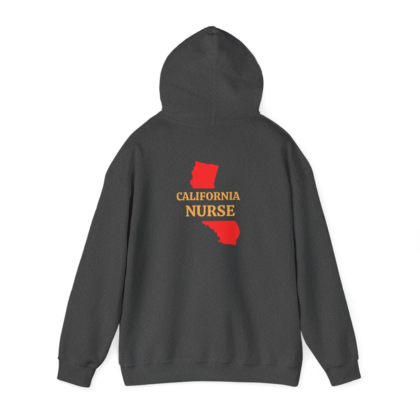 California Nurse Red Star Hoodie - Unisex Heavy Blend™ Sweatshirt