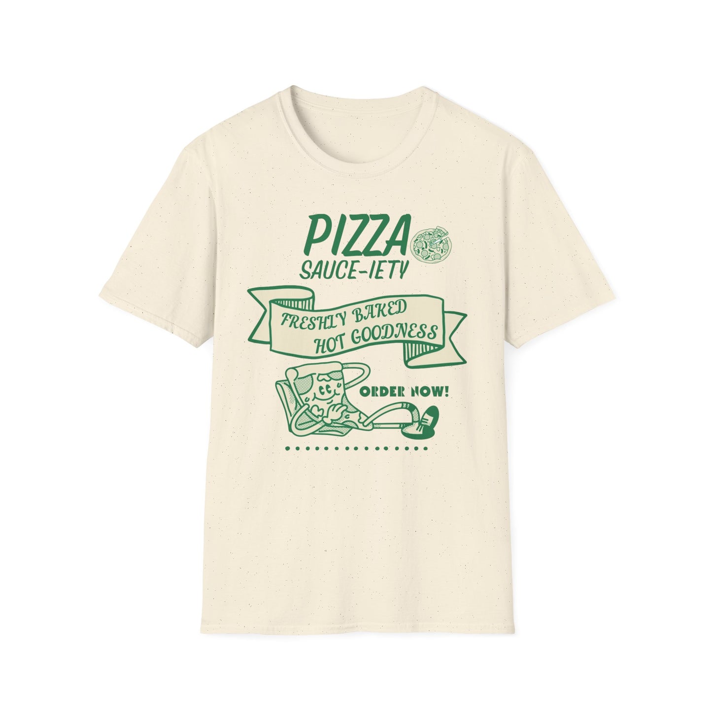 Pizza Sauce-iety Unisex Softstyle T-Shirt - Freshly Baked Goodness