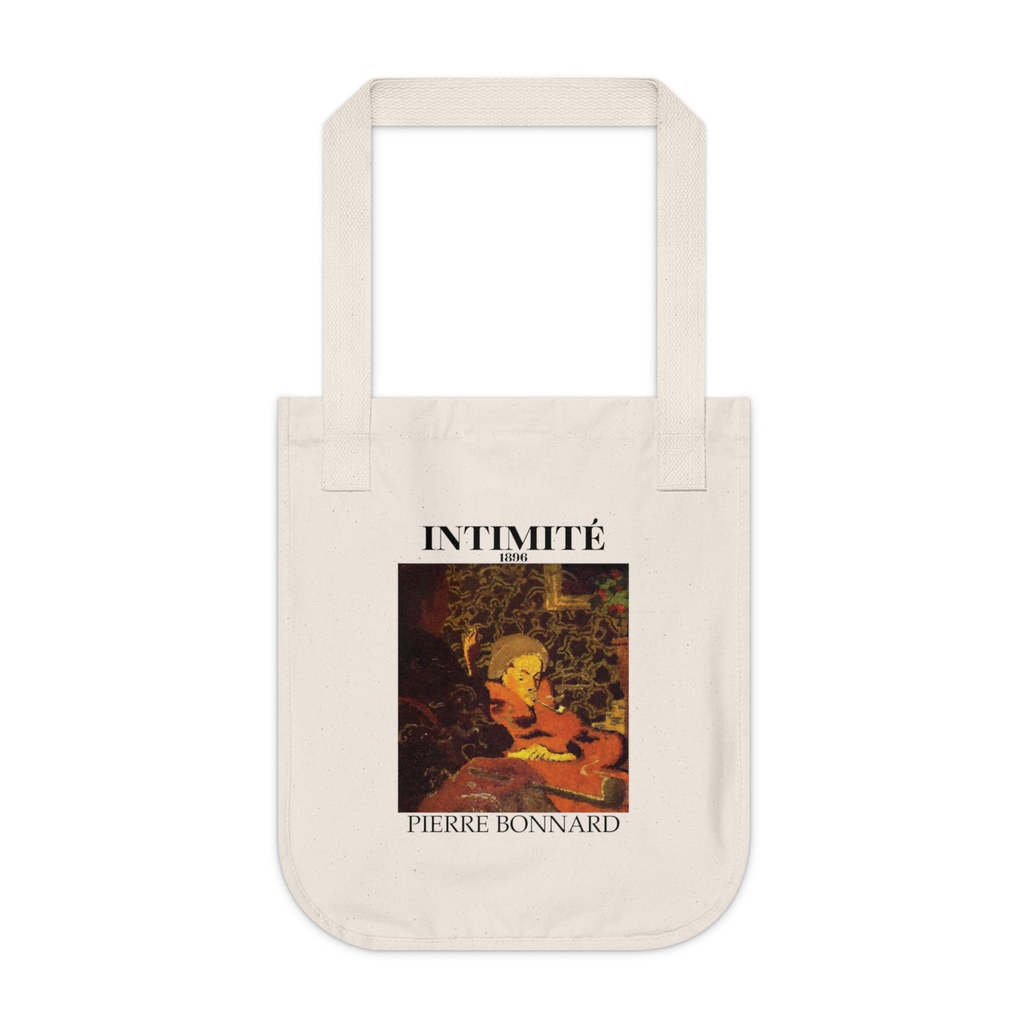 Organic Canvas Tote Bag - "Intimité" by Pierre Bonnard