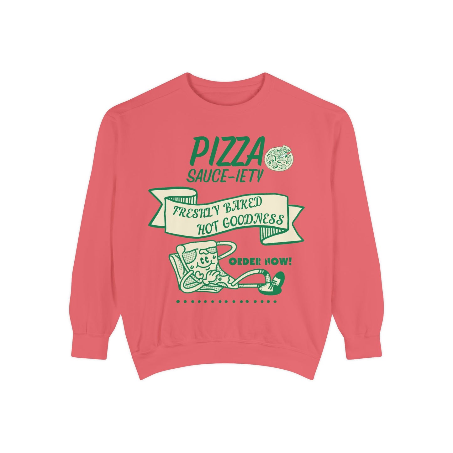 Pizza Lover's Sweatshirt - Freshly Baked Hot Goodness