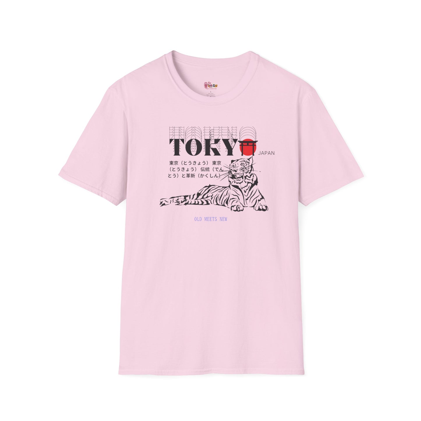 Tokyo Tiger Unisex Softstyle T-Shirt - Casual Japanese Inspired Design