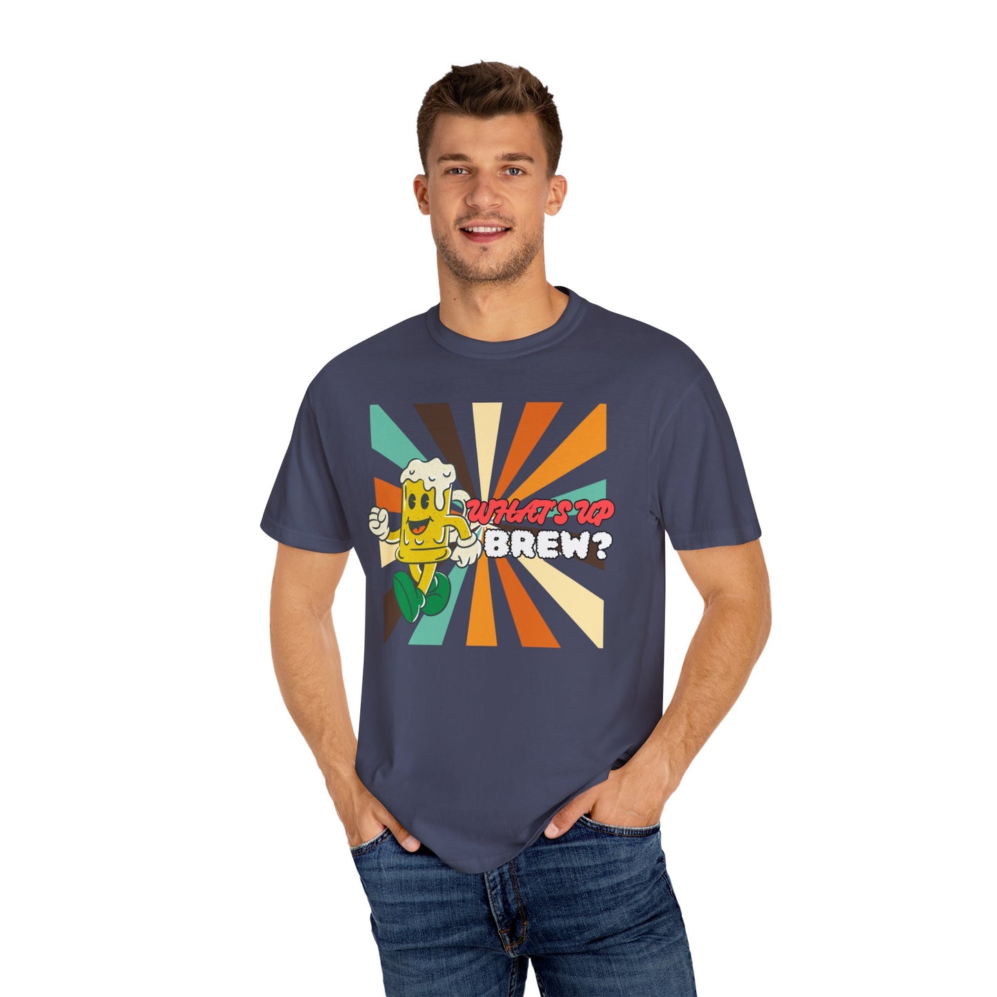 What's Up Brew? Cheerful Beer Graphic Tee