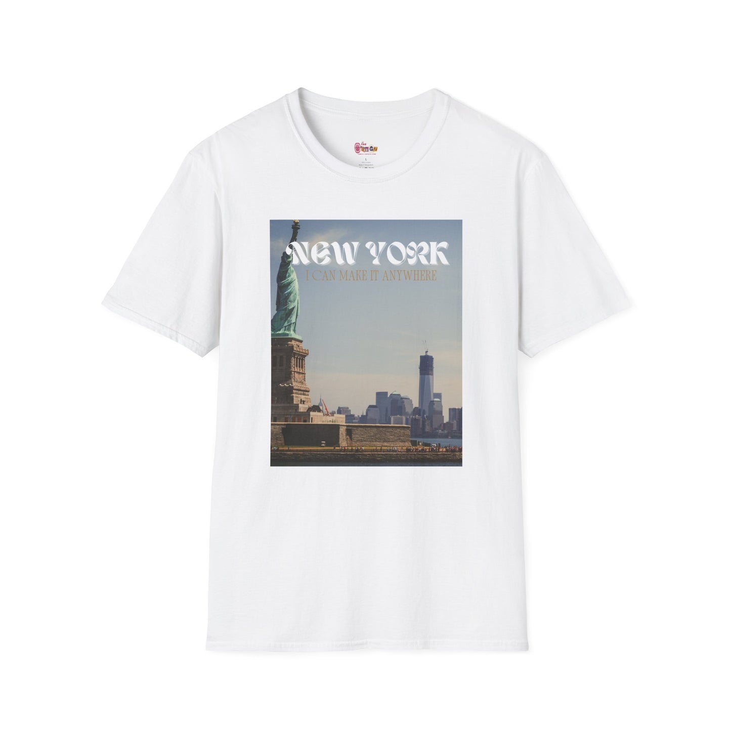 New York Skyline Unisex Softstyle T-Shirt - I Can Make It Anywhere