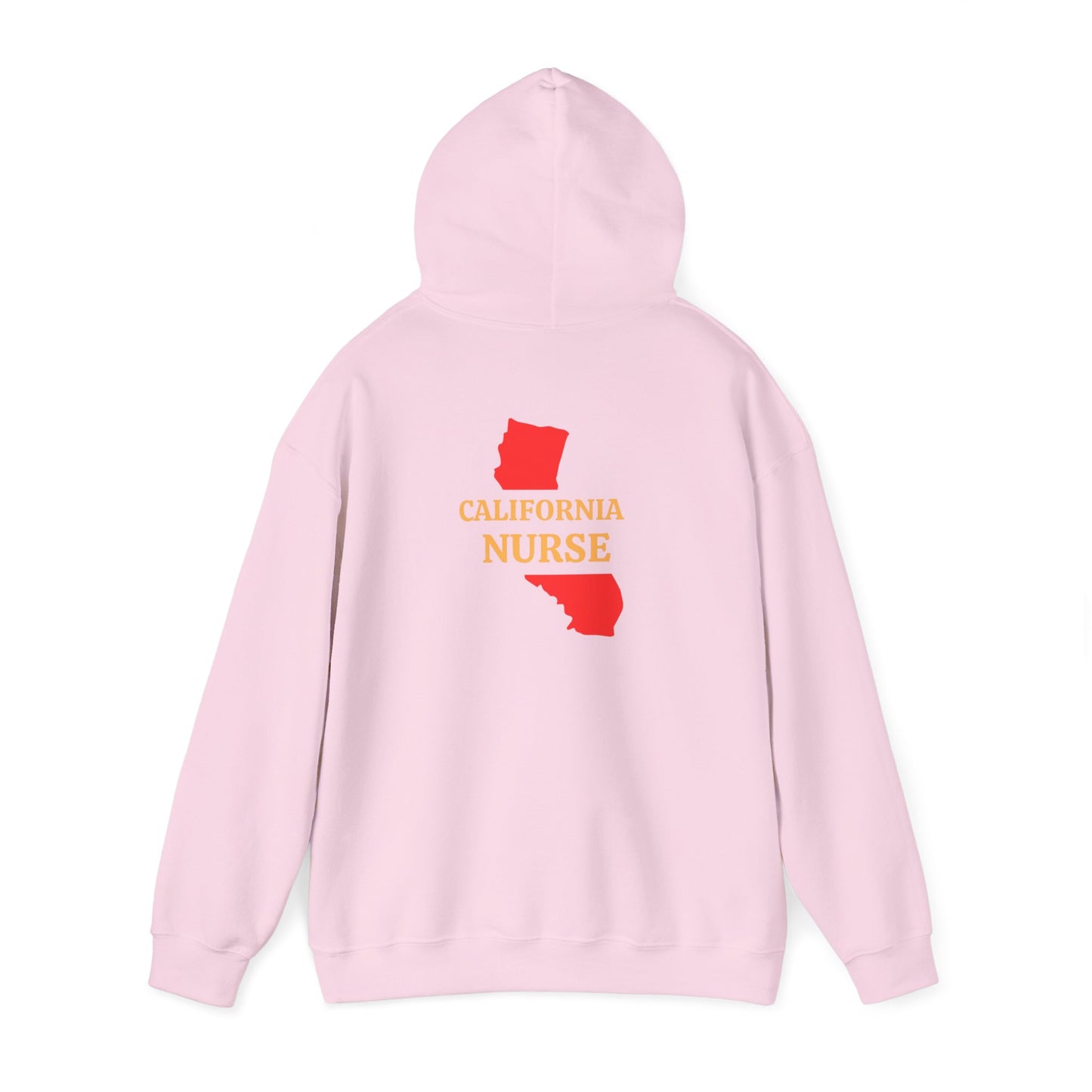 California Nurse Red Star Hoodie - Unisex Heavy Blend™ Sweatshirt