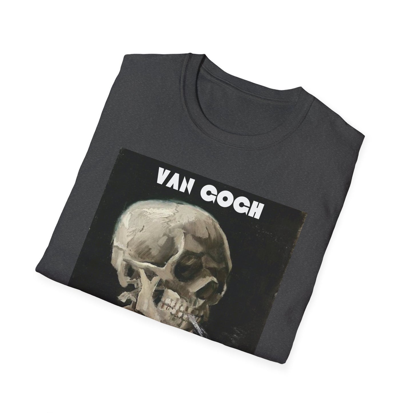 Van Gogh Skeleton Unisex Softstyle T-Shirt - Art Lover Apparel