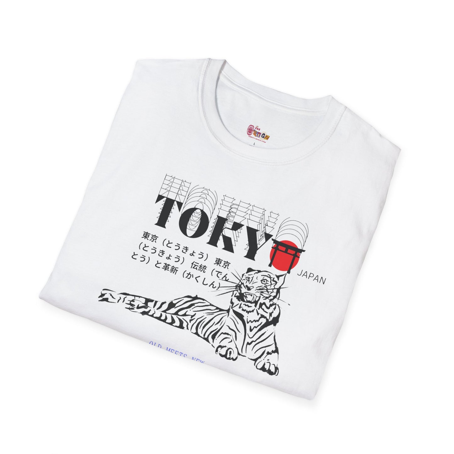 Tokyo Tiger Unisex Softstyle T-Shirt - Casual Japanese Inspired Design