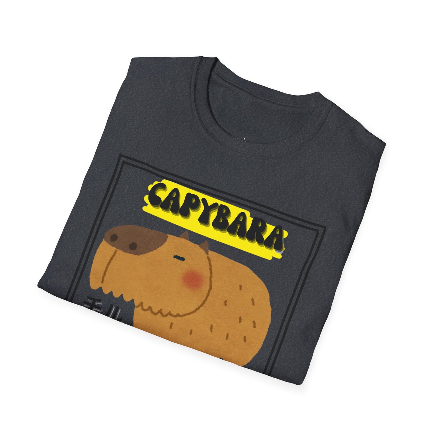 Capybara Life Unisex Softstyle T-Shirt - Fun Graphic Tee