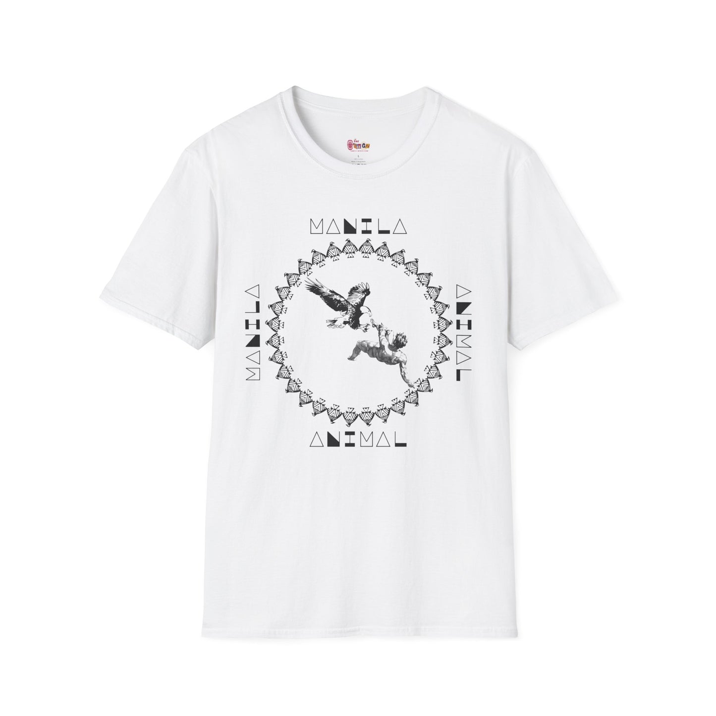 Manila Animal Unisex Softstyle T-Shirt - Artistic Graphic Tee for Nature Lovers