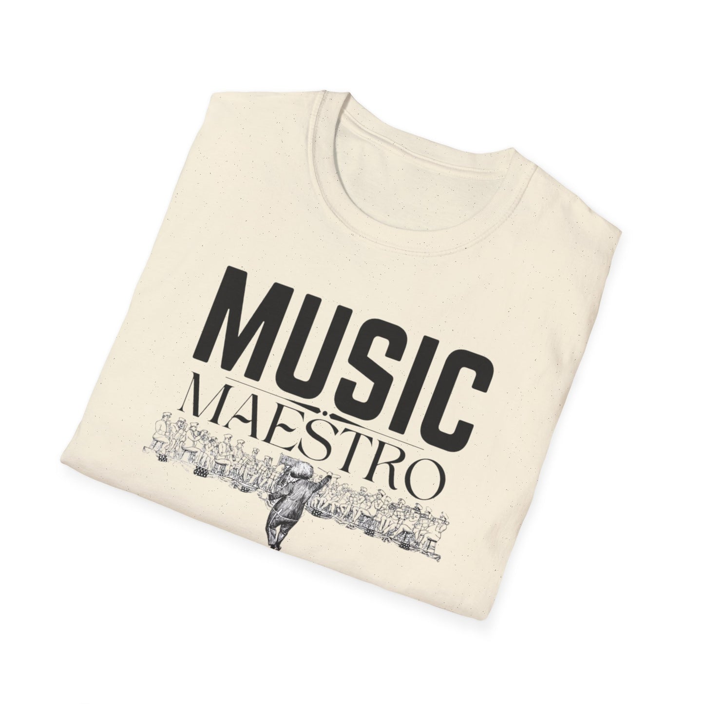 Music Maestro Unisex Softstyle T-Shirt - Perfect for Music Lovers & Festivals