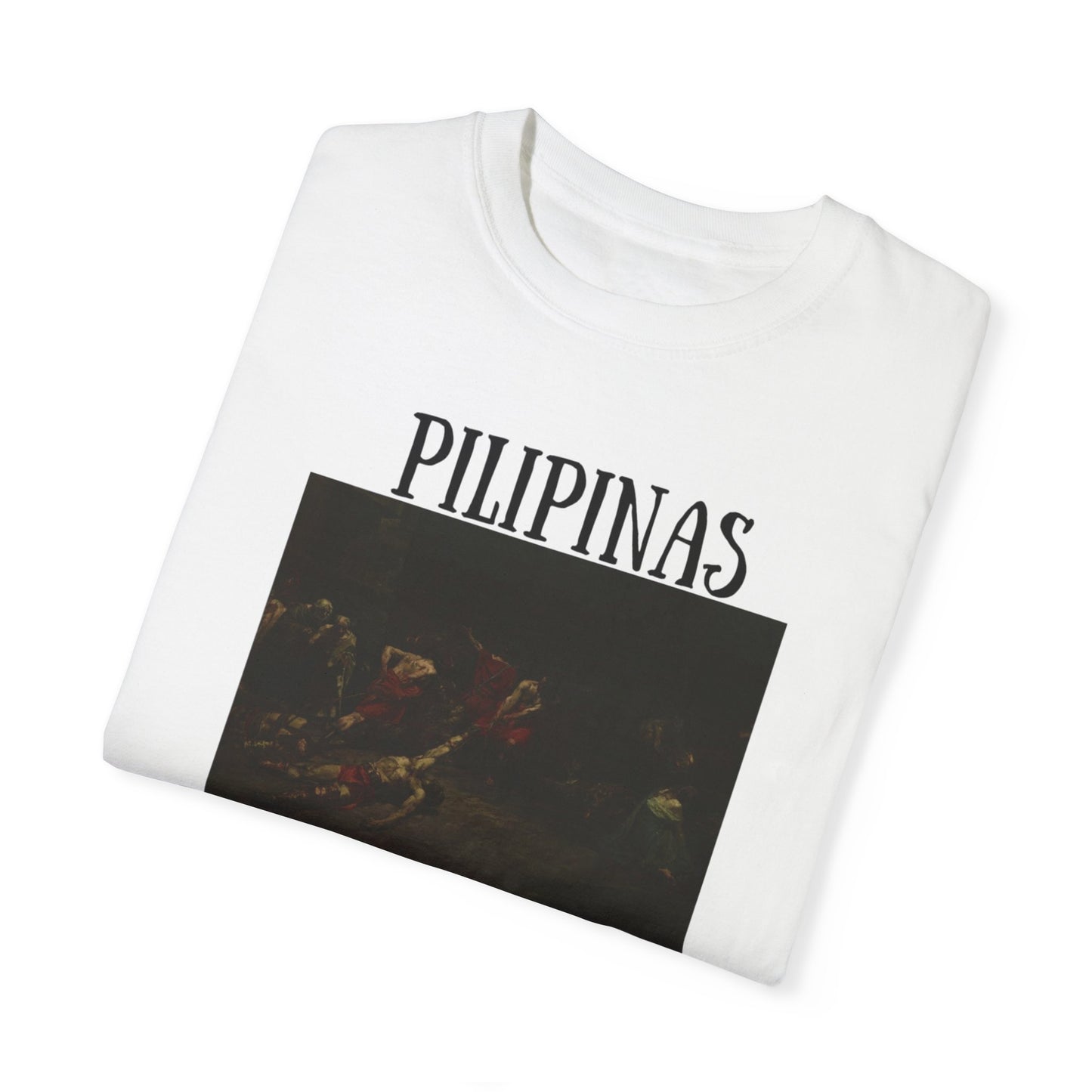 Juan Luna's Spoliarium Unisex Garment-Dyed T-Shirt