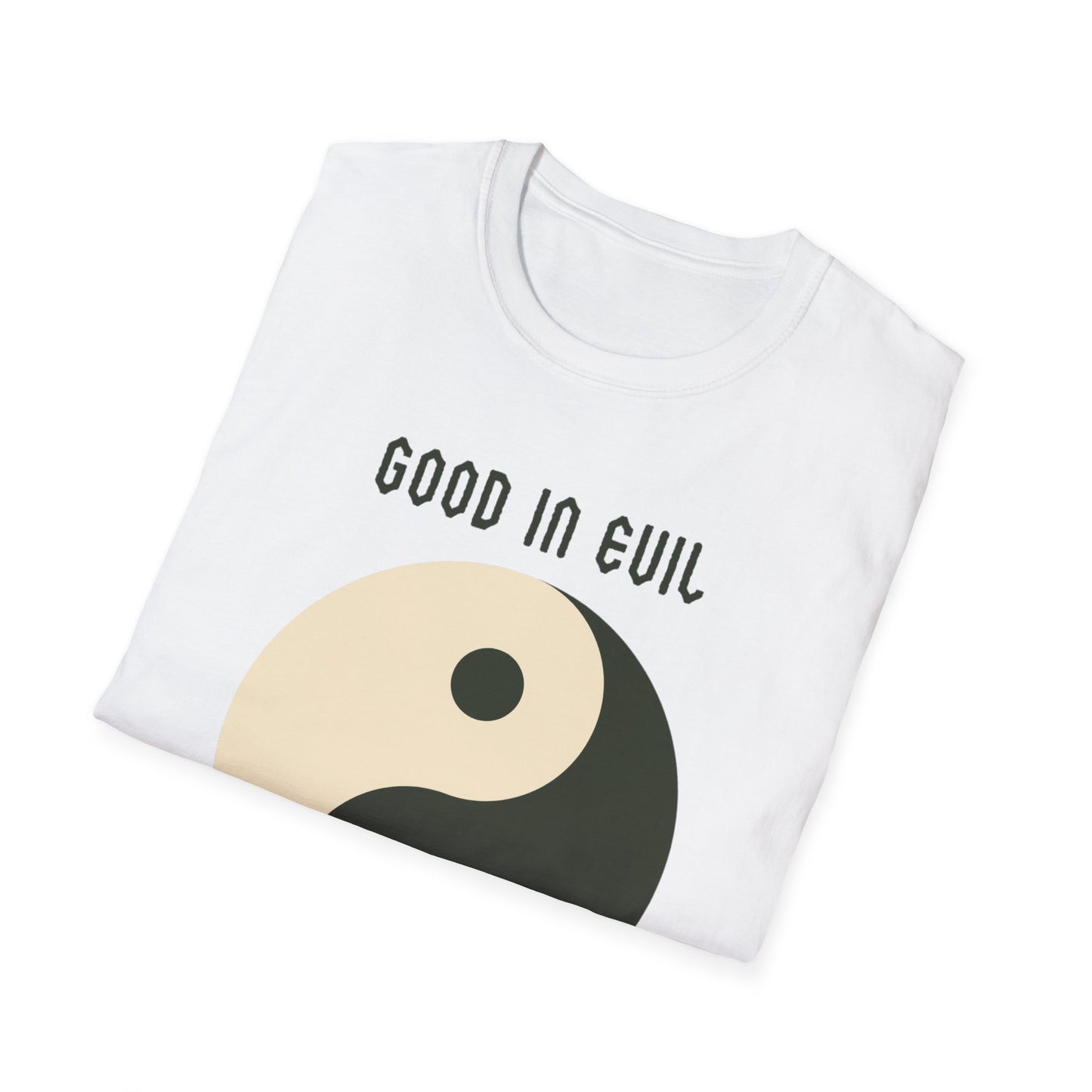 Good in Evil T-Shirt - Yin Yang Design, Positive Vibes, Ideal for Everyday Wear and Occasions Unisex tee