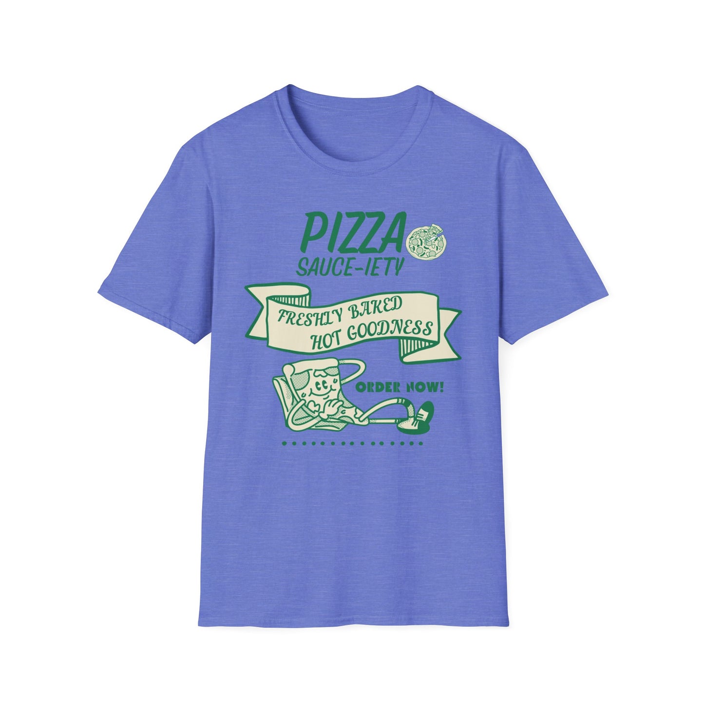 Pizza Sauce-iety Unisex Softstyle T-Shirt - Freshly Baked Goodness