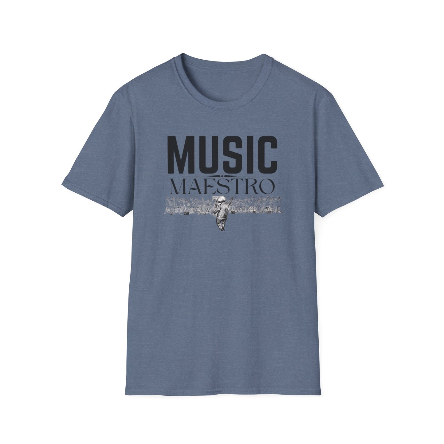 Music Maestro Unisex Softstyle T-Shirt - Perfect for Music Lovers & Festivals