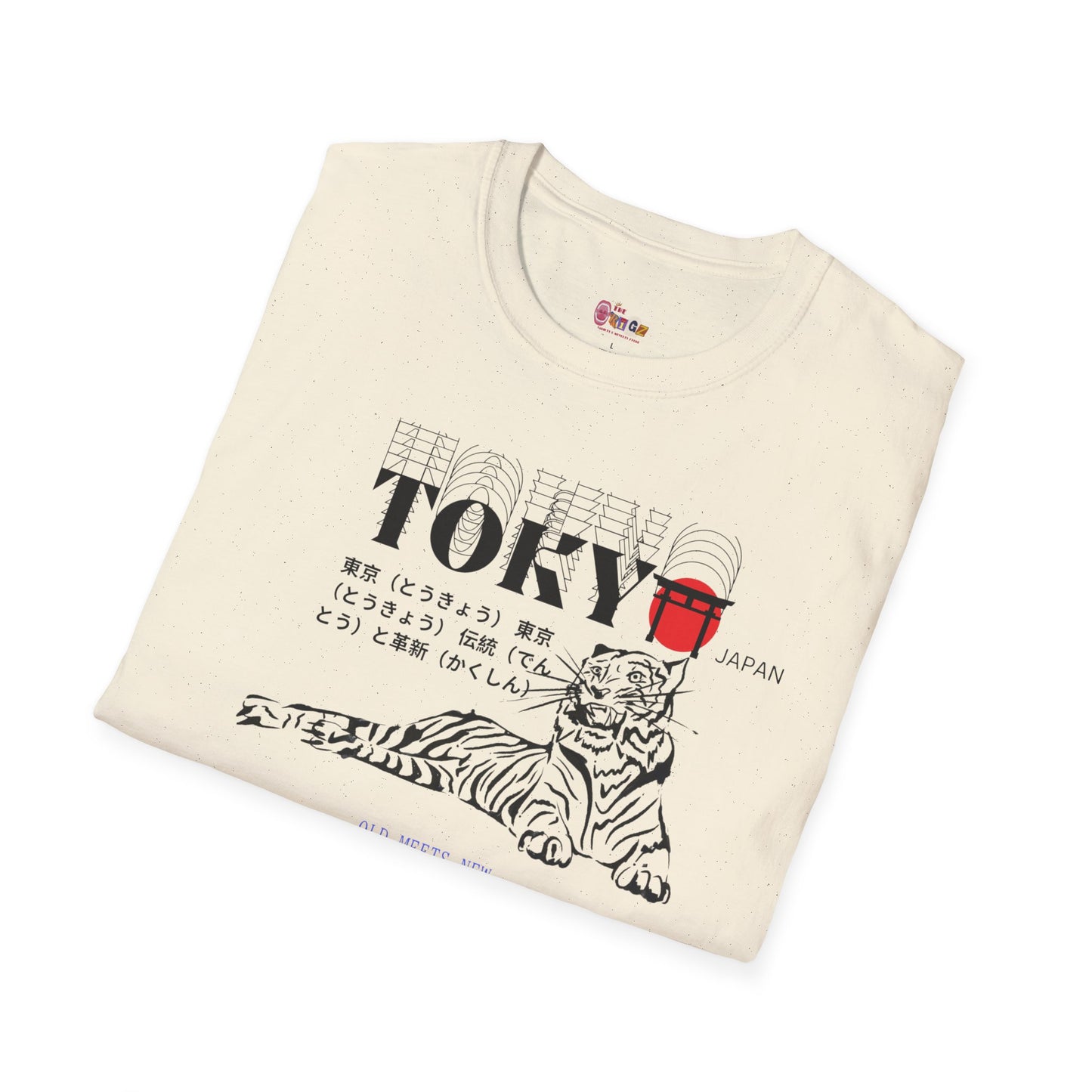 Tokyo Tiger Unisex Softstyle T-Shirt - Casual Japanese Inspired Design