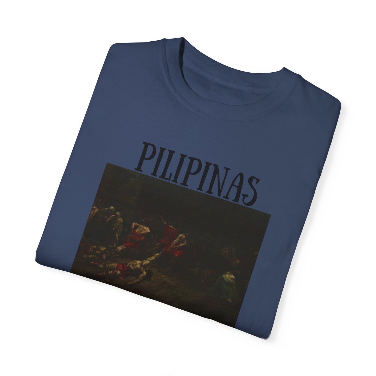 Juan Luna's Spoliarium Unisex Garment-Dyed T-Shirt