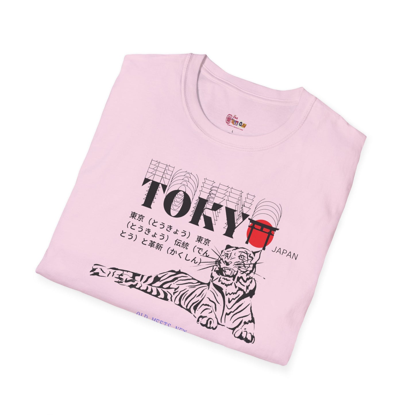 Tokyo Tiger Unisex Softstyle T-Shirt - Casual Japanese Inspired Design