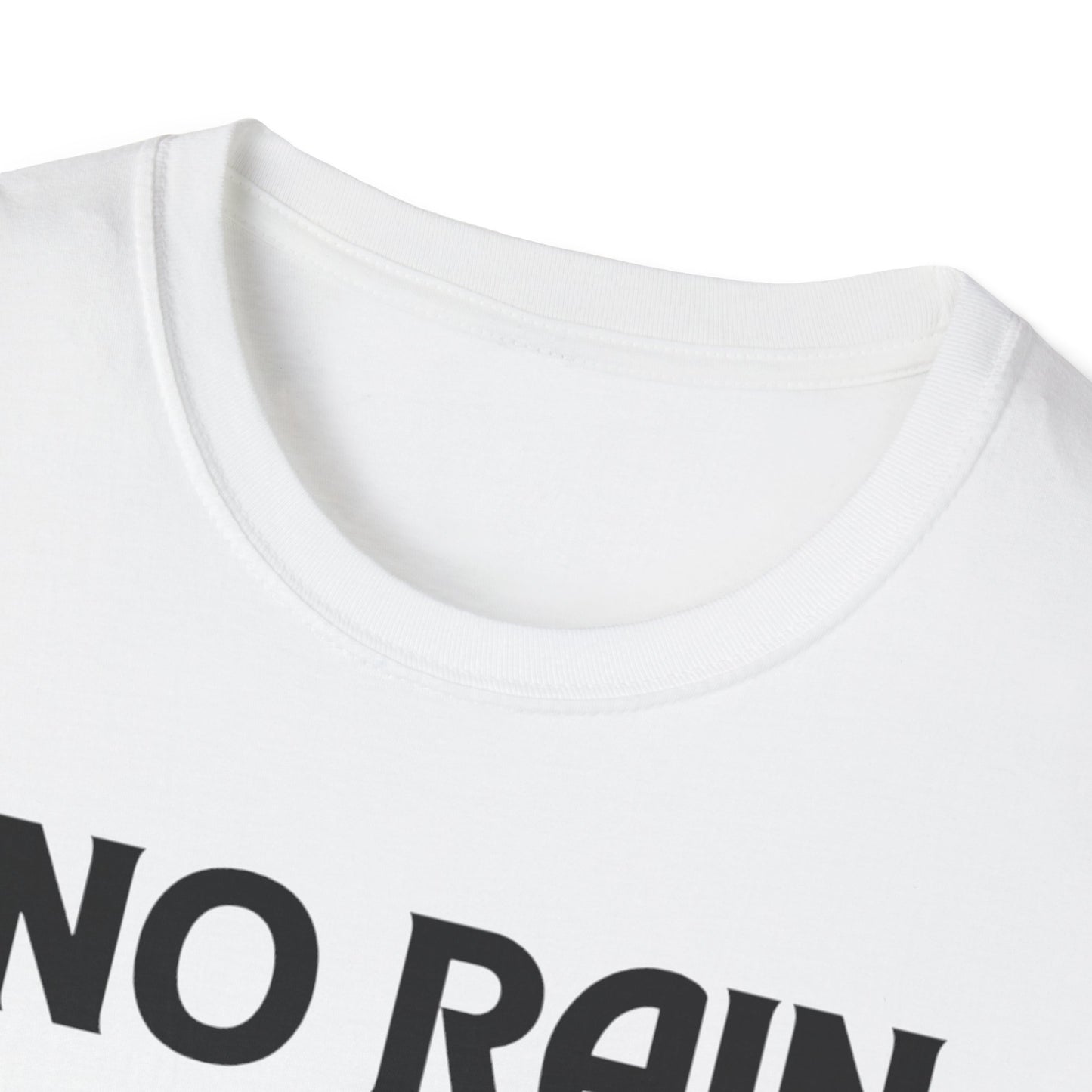 Christian No Rain Rainbow Unisex Softstyle T-Shirt – Bright & Cheerful Gift for All Occasions