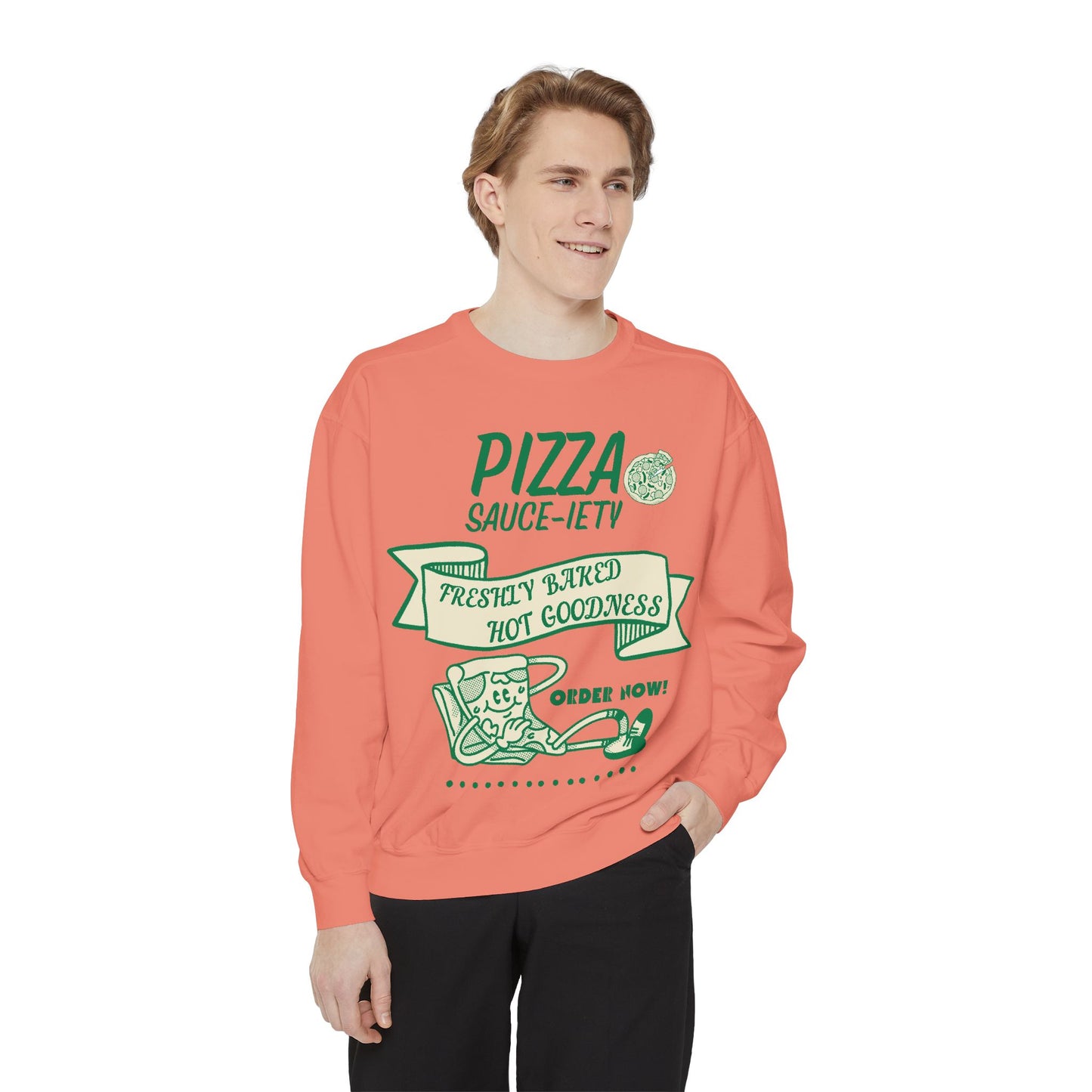 Pizza Lover's Sweatshirt - Freshly Baked Hot Goodness