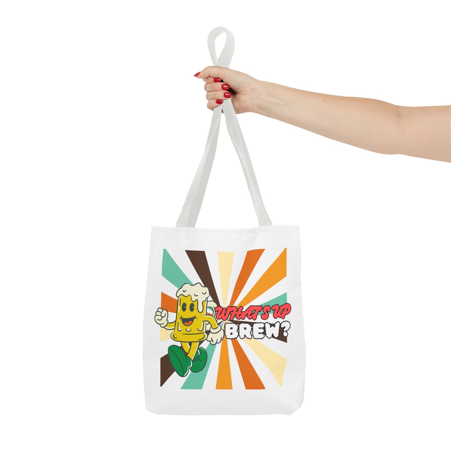 What's Up Brew? Tote Bag - Fun & Quirky Beer-themed Tote for Craft Beer Lovers