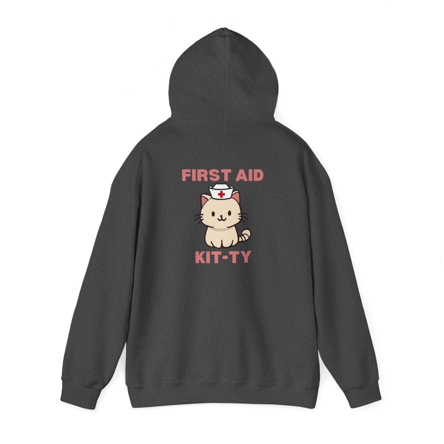 First aid kit-tySave Lives Cat Hoodie - Unisex Heavy Blend™ Sweatshirt