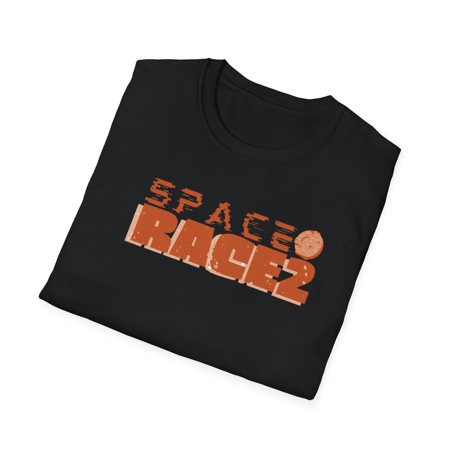 Space Race 2 Unisex Softstyle T-Shirt | Retro Graphic Tee for Space Enthusiasts