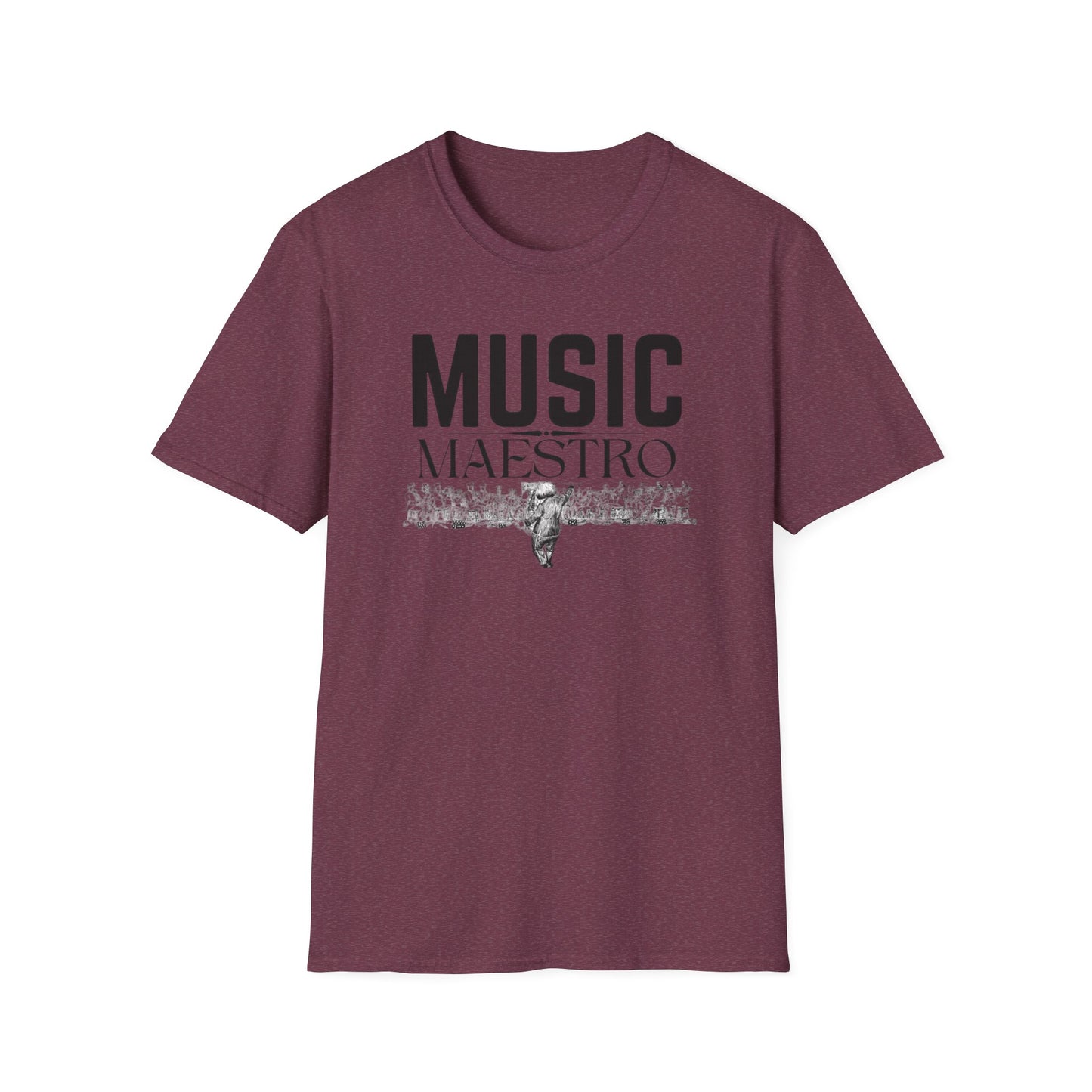 Music Maestro Unisex Softstyle T-Shirt - Perfect for Music Lovers & Festivals