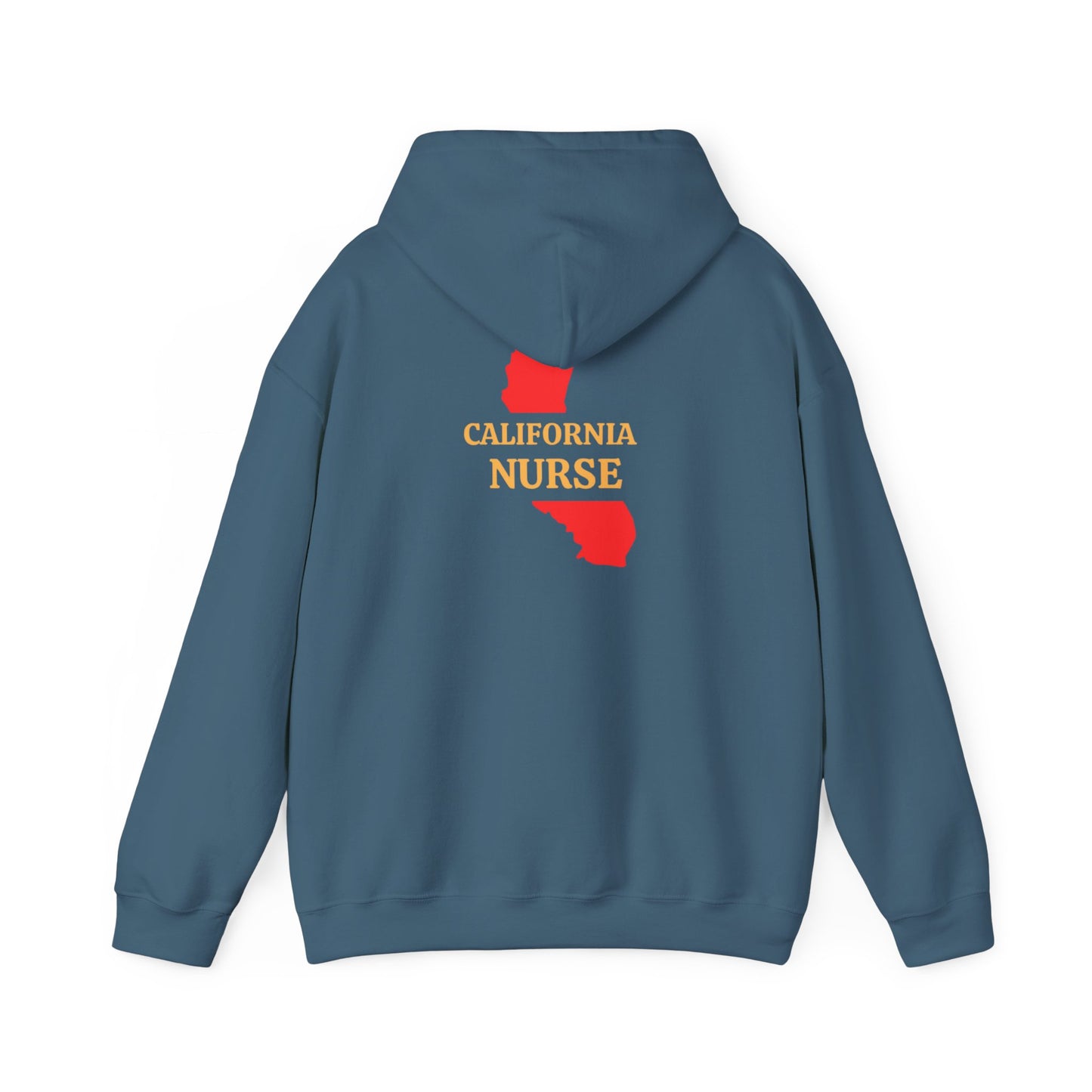 California Nurse Red Star Hoodie - Unisex Heavy Blend™ Sweatshirt