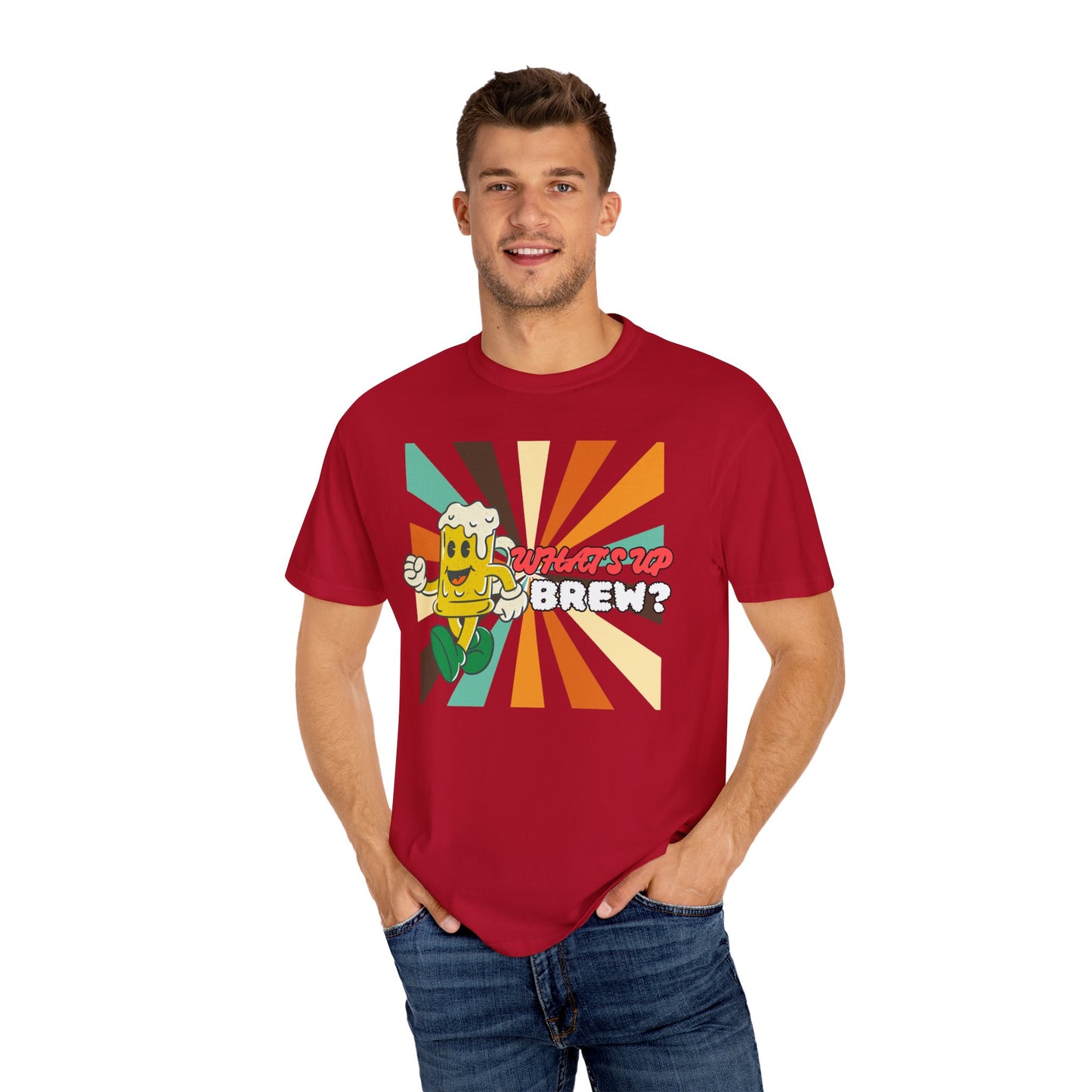 What's Up Brew? Cheerful Beer Graphic Tee