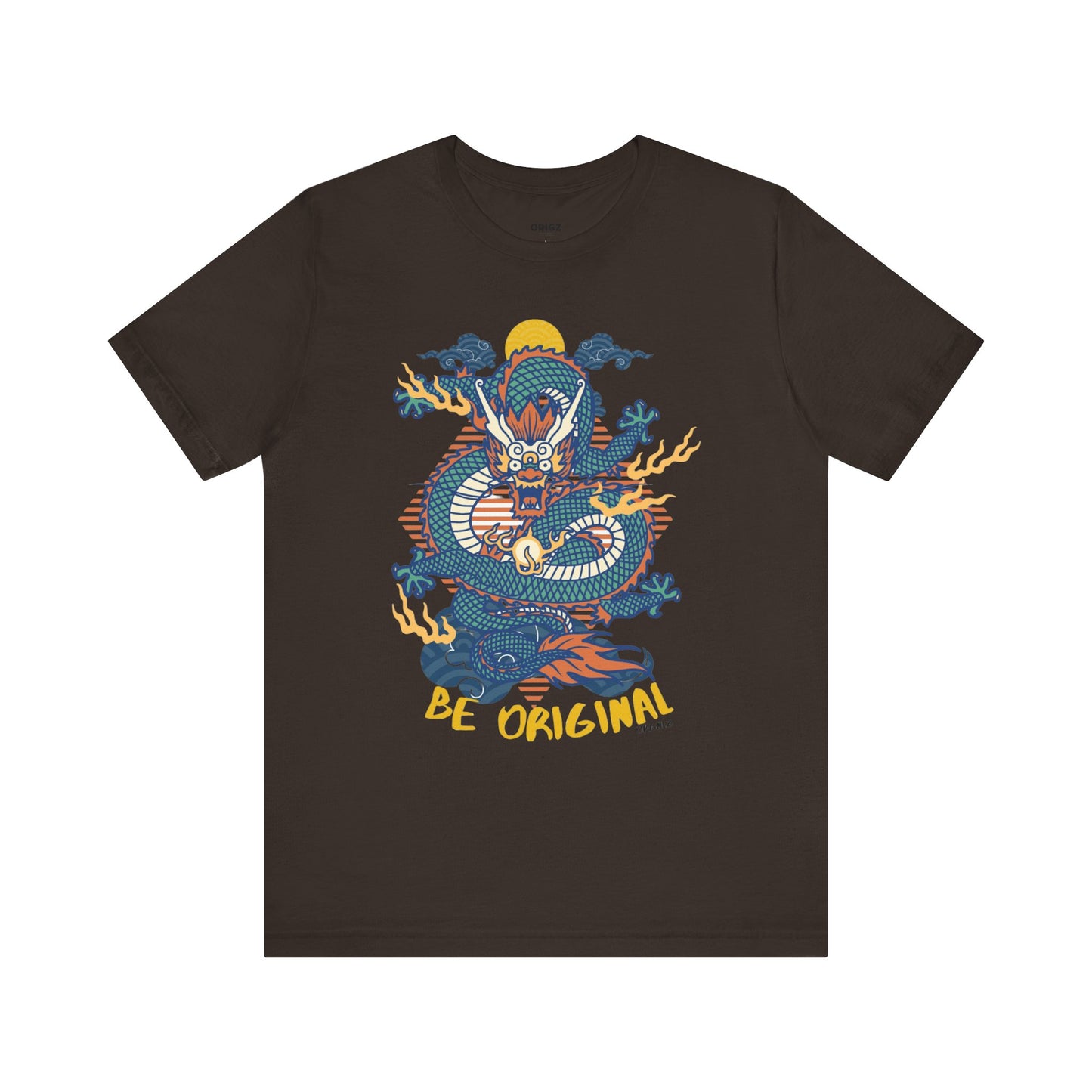 "The origz Be Original Dragon Graphic Tee - Unisex Jersey Short Sleeve T-Shirt