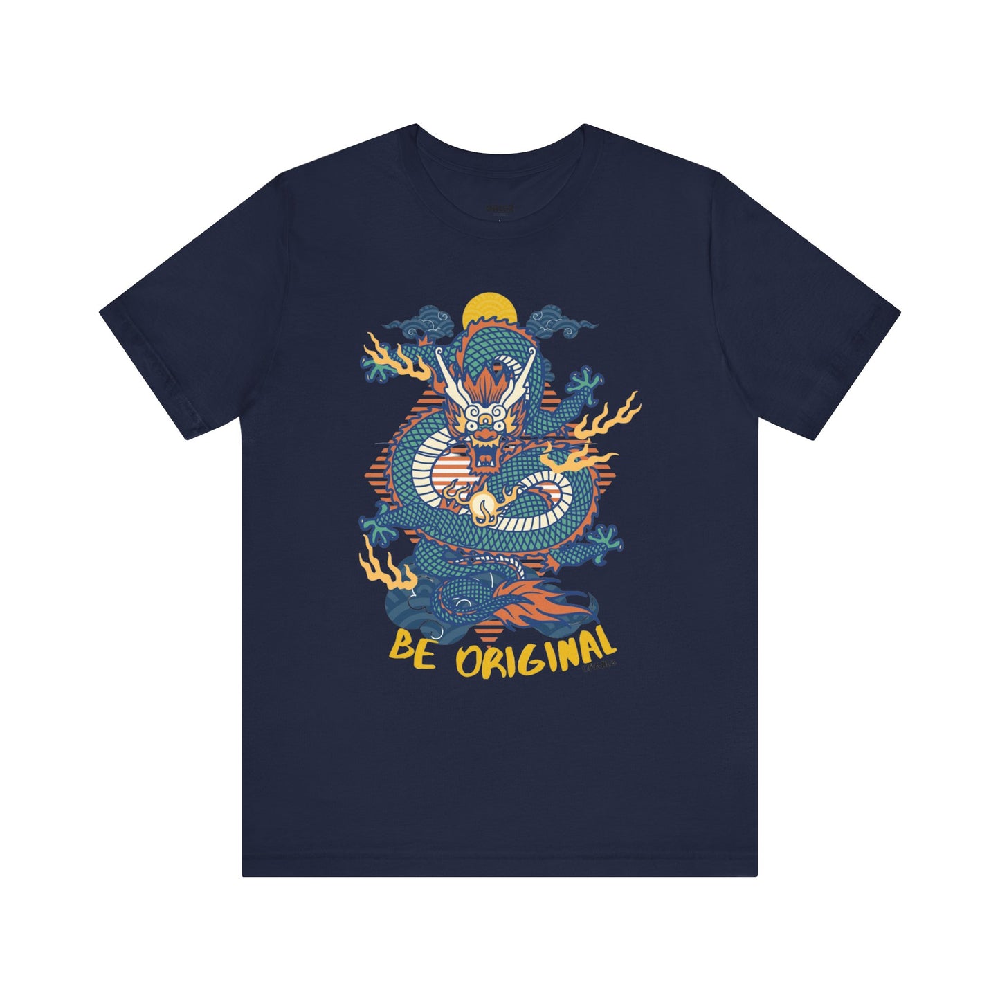 "The origz Be Original Dragon Graphic Tee - Unisex Jersey Short Sleeve T-Shirt