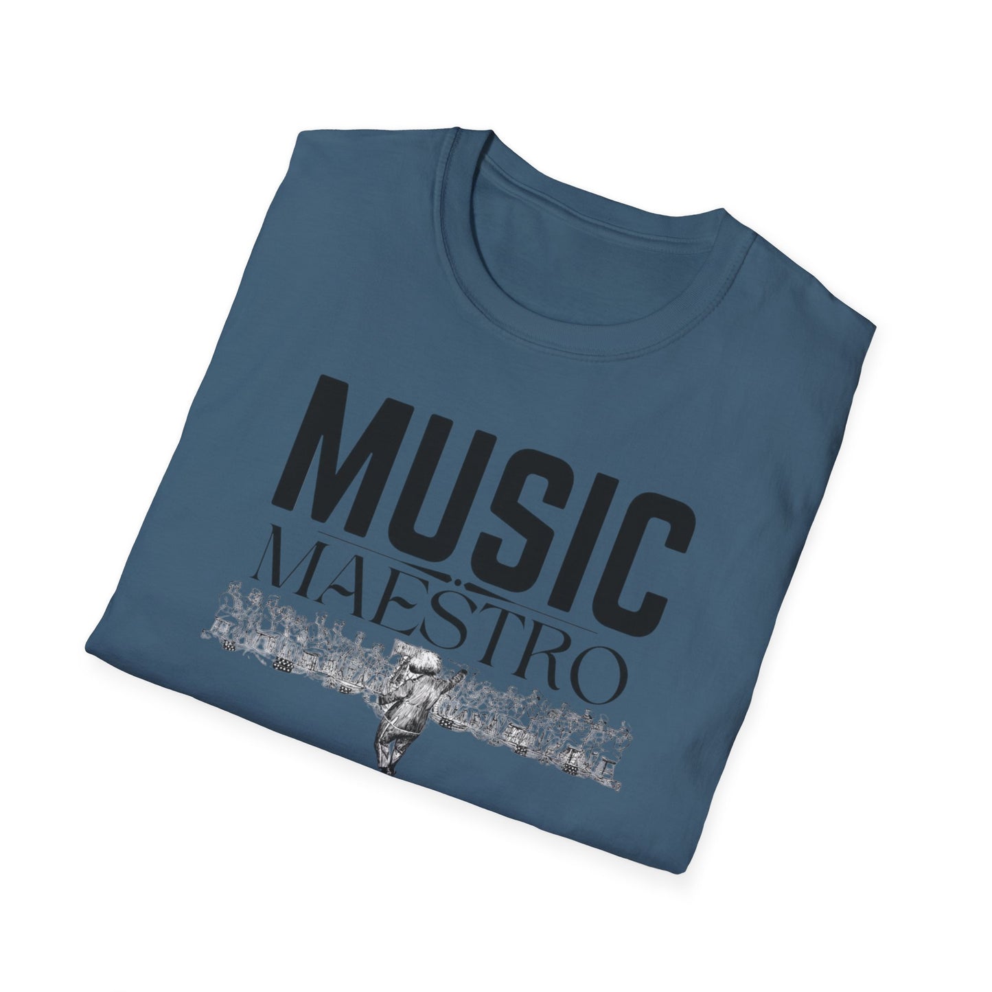 Music Maestro Unisex Softstyle T-Shirt - Perfect for Music Lovers & Festivals