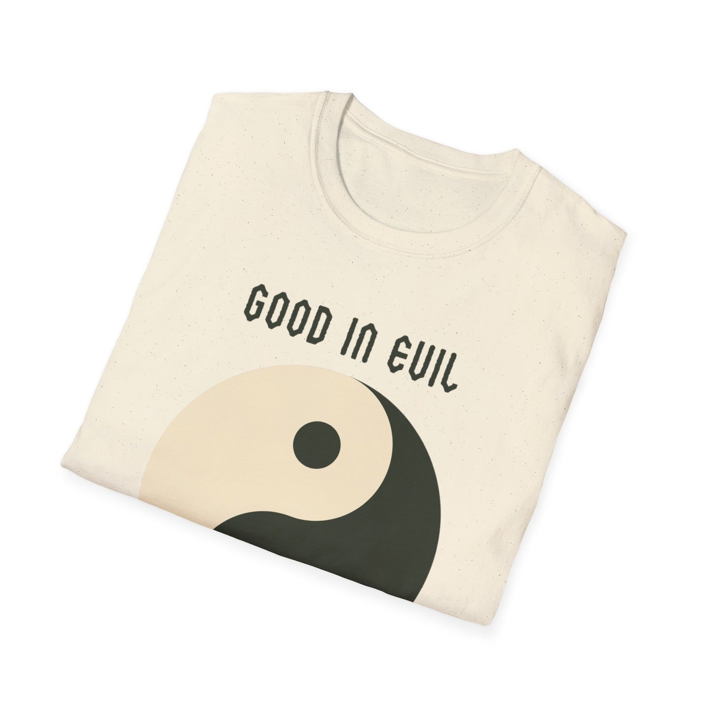 Good in Evil T-Shirt - Yin Yang Design, Positive Vibes, Ideal for Everyday Wear and Occasions Unisex tee