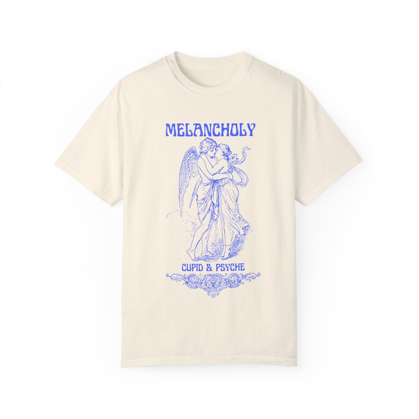 Melancholy Cupid & Psyche Unisex Garment-Dyed T-Shirt