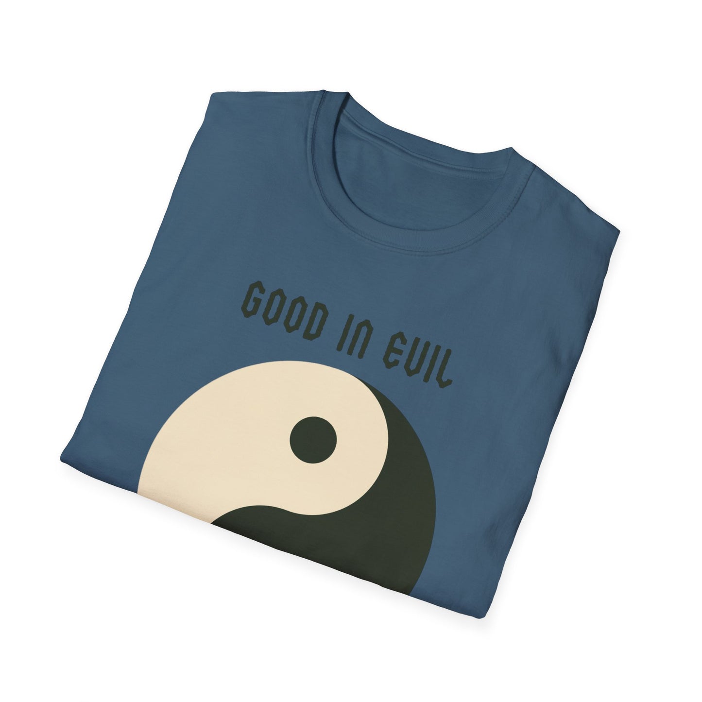 Good in Evil T-Shirt - Yin Yang Design, Positive Vibes, Ideal for Everyday Wear and Occasions Unisex tee