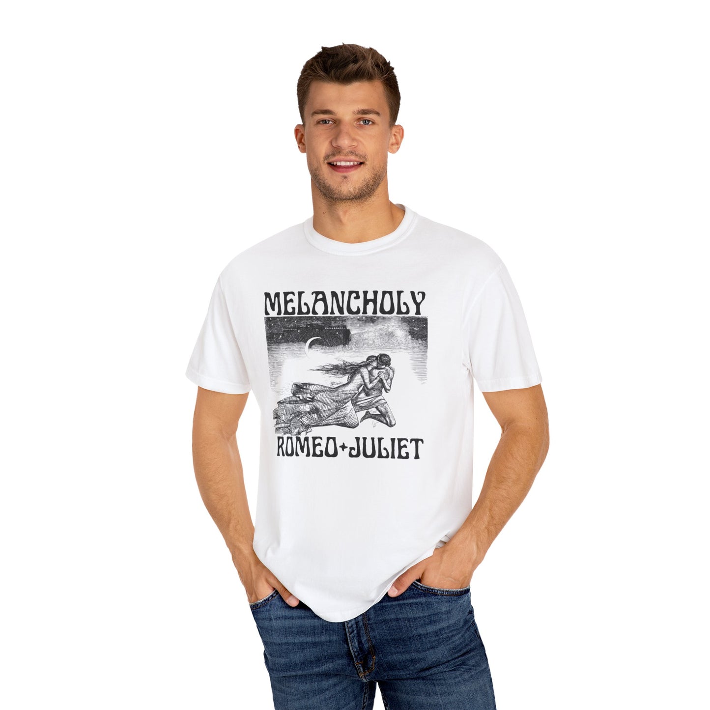 Romeo and Juliet Melancholy Unisex T-Shirt - Literary Aesthetic Apparel