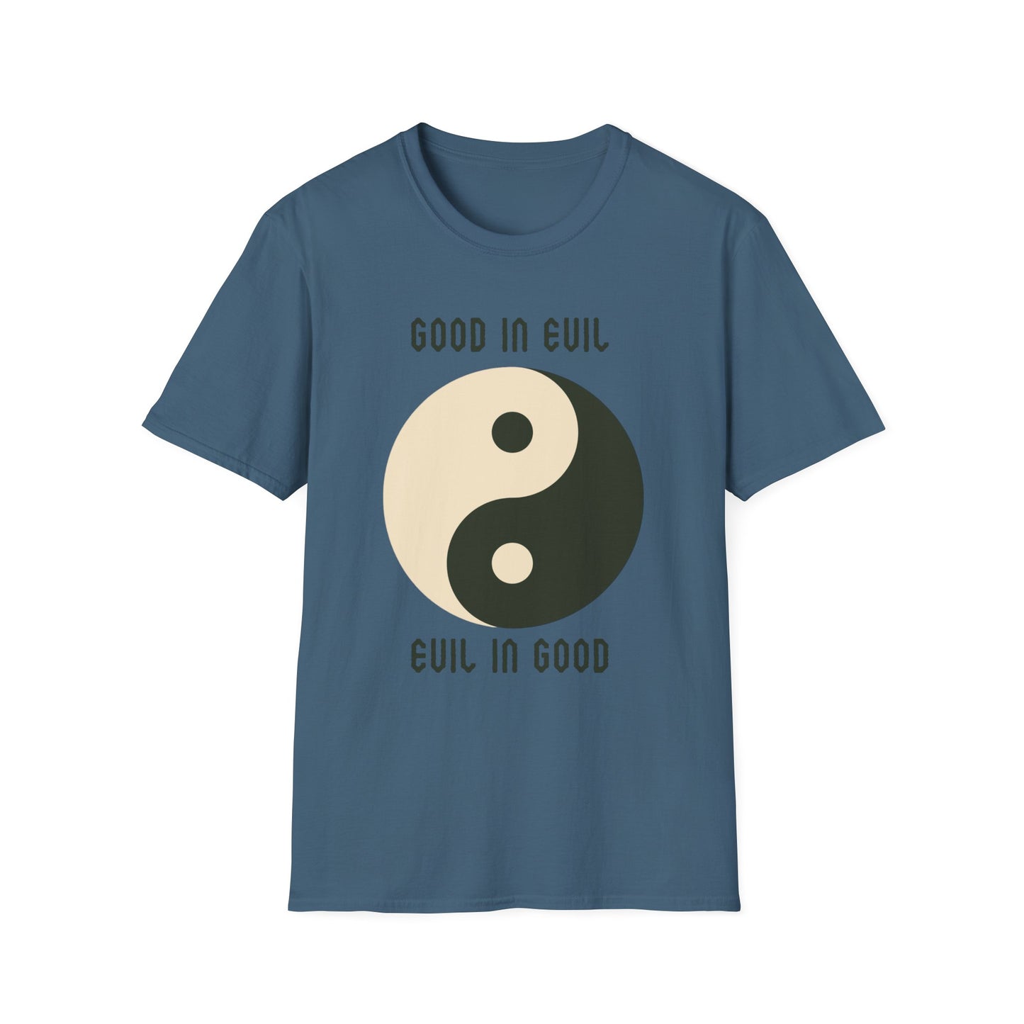 Good in Evil T-Shirt - Yin Yang Design, Positive Vibes, Ideal for Everyday Wear and Occasions Unisex tee