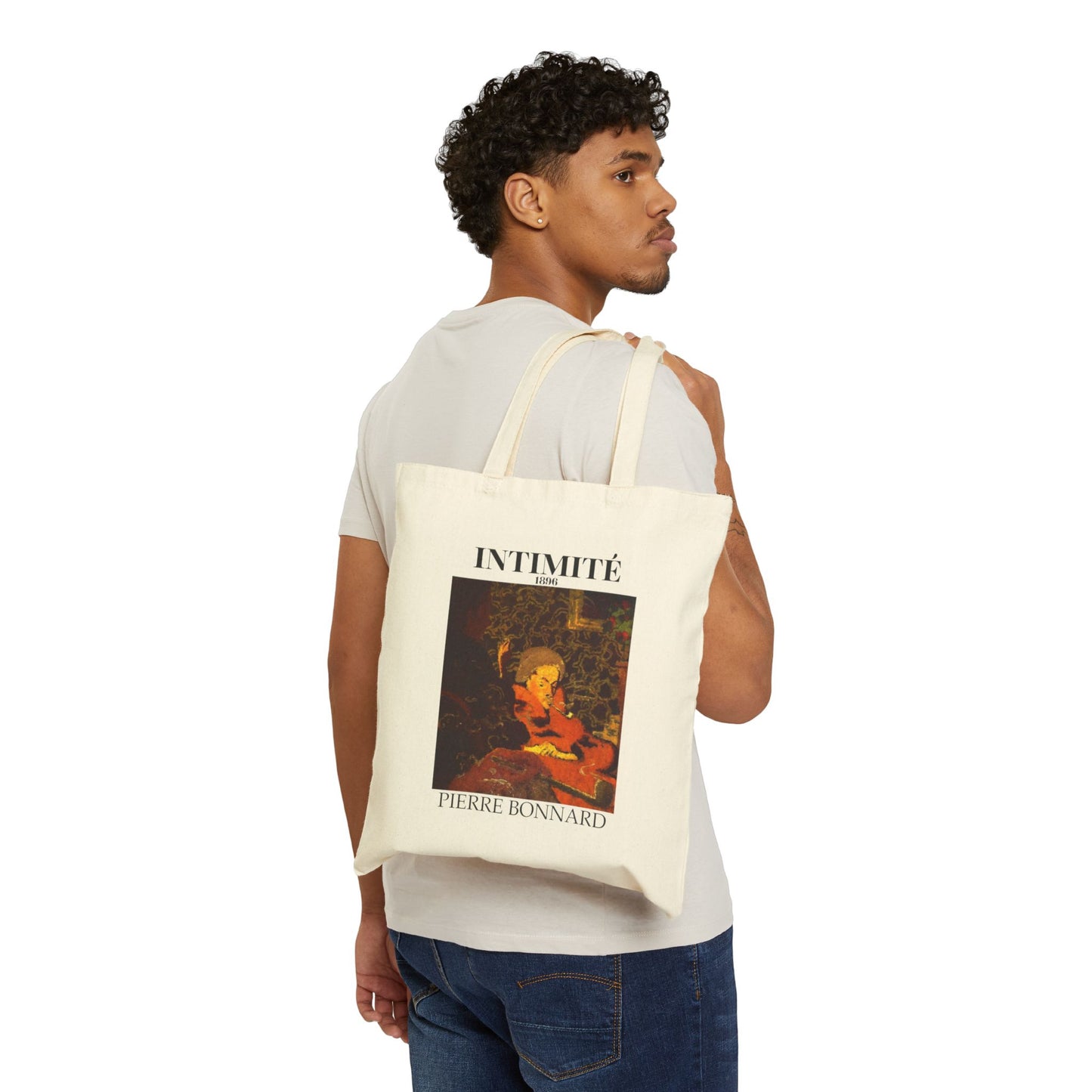 Intemité by Pierre Bonnard Cotton Canvas Tote Bag