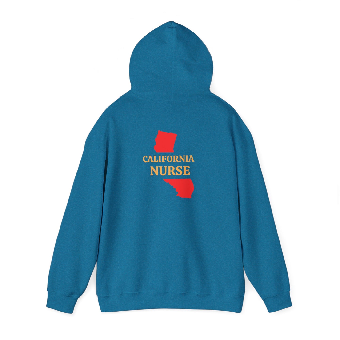 California Nurse Red Star Hoodie - Unisex Heavy Blend™ Sweatshirt